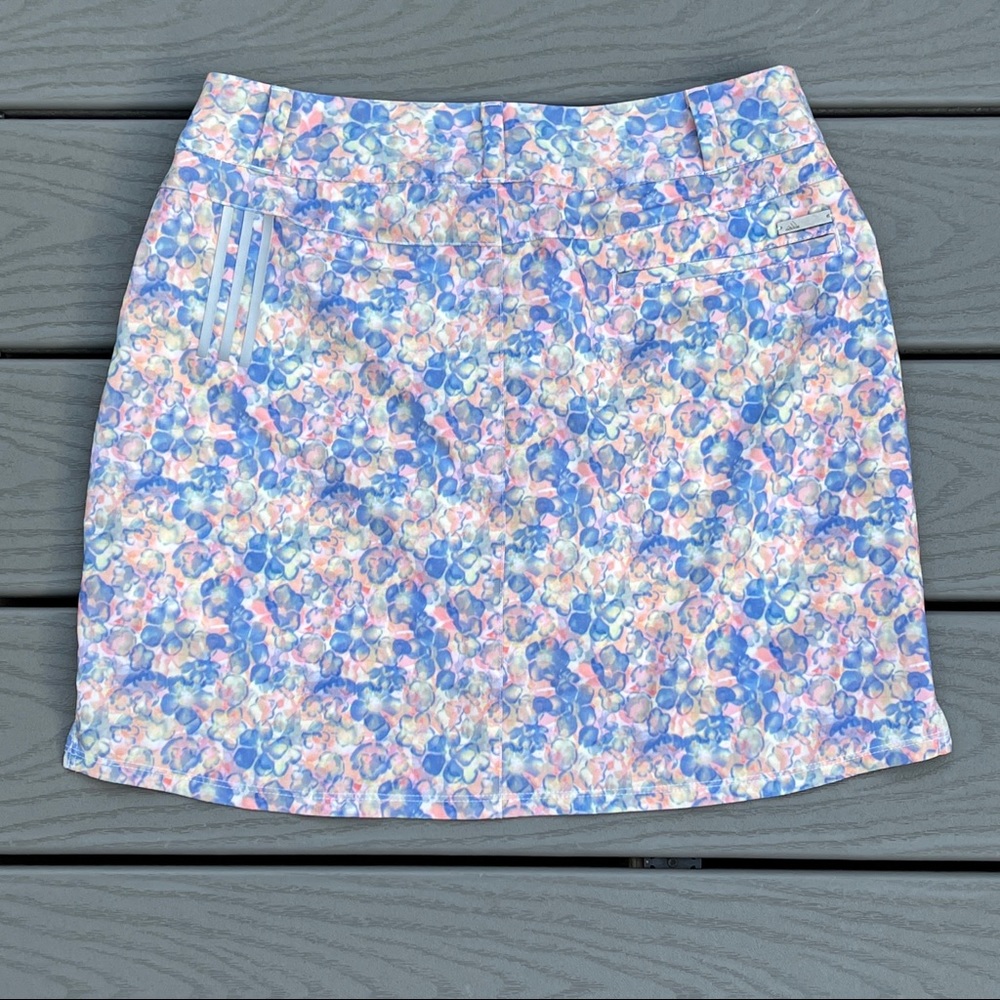 ADIDAS Floral Print Skort Active Skort women’s Size 4 New With Tags - Picture 4 of 10